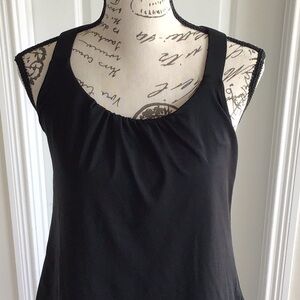 2 for $12 Champion Duo dry black loose fit workout tank Sz L